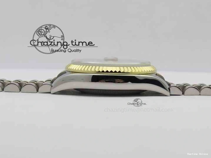 0410 DateJust 116234 SS YG BP Best Edition Gray Dial Diam Markers On SS YG Bracelet SA ZipUp 3745